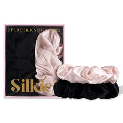 Silkie 100% Pure Mulberry Silk Large Scrunchies