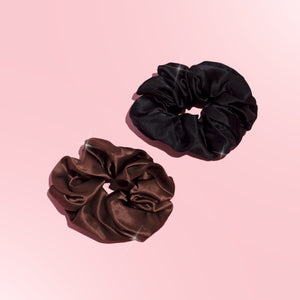 100% Pure Mulberry Silk Large Scrunchies