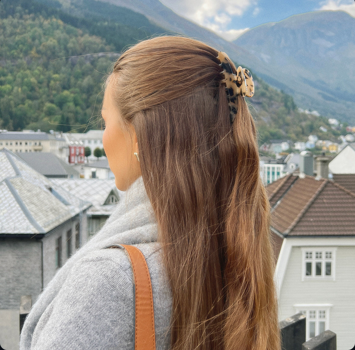 Honeycomb Acetate Claw Hair Clip