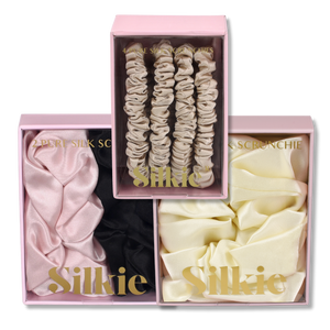 The Silkie Premium Scrunchie Set